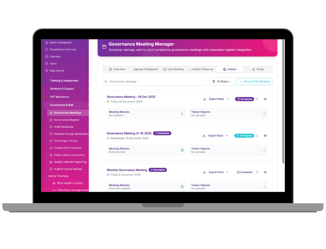 Governance Requirements for RTOs 2025: How to Run Effective Governance Meetings
